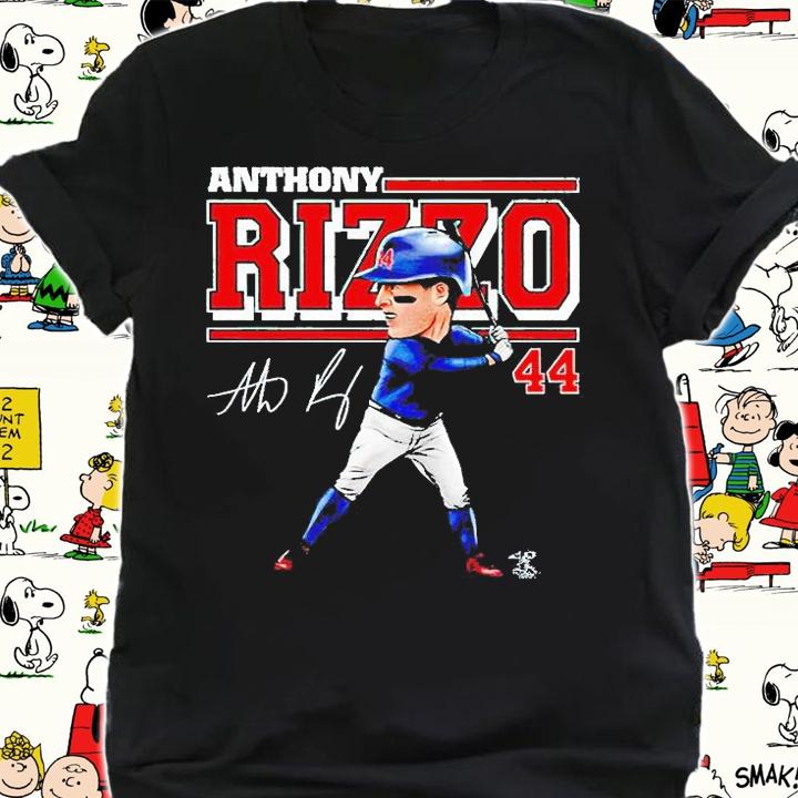 Anthony Rizzo cartoon signature T-shirt t-shirt