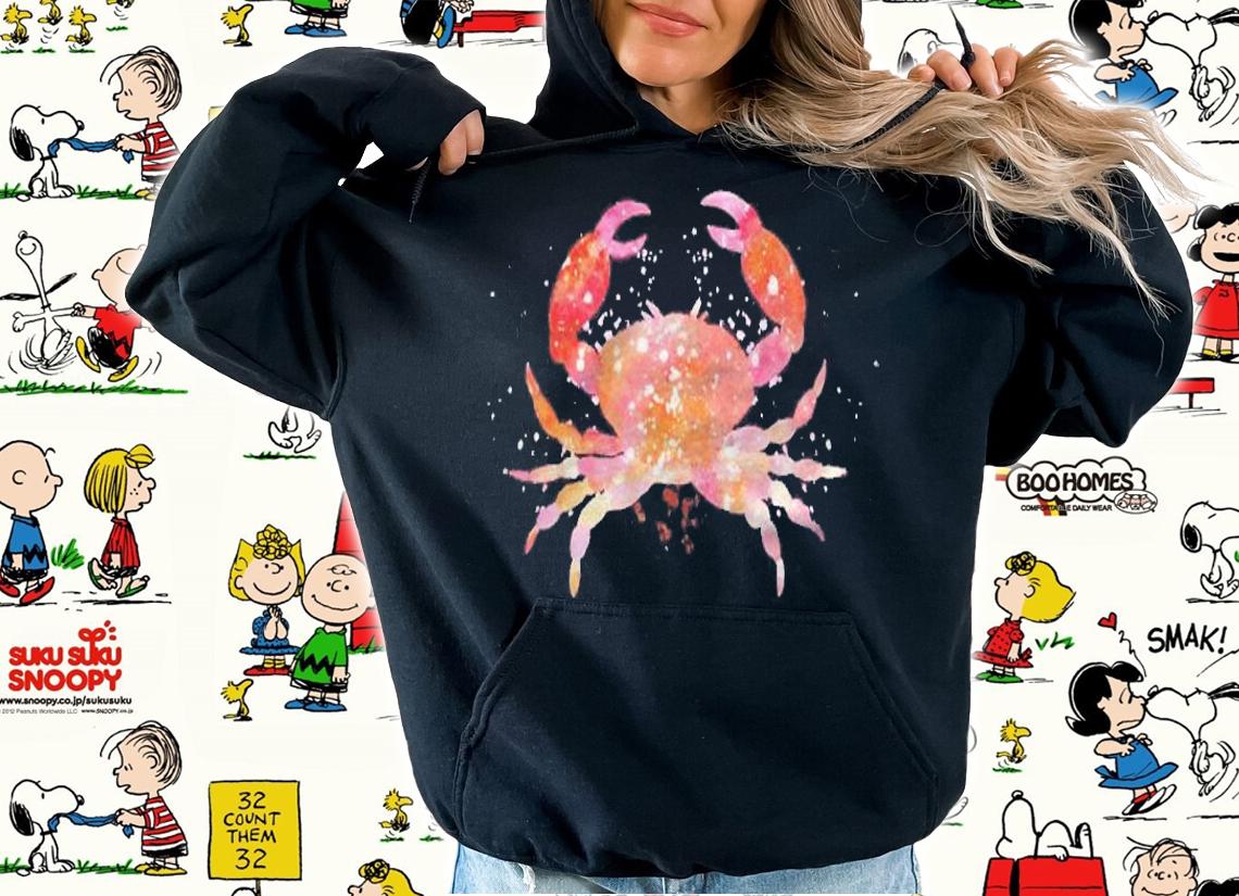 Astrology Zodiac Sign Horoscope Cancer Crab Pullover shirt t-shirt hoodie
