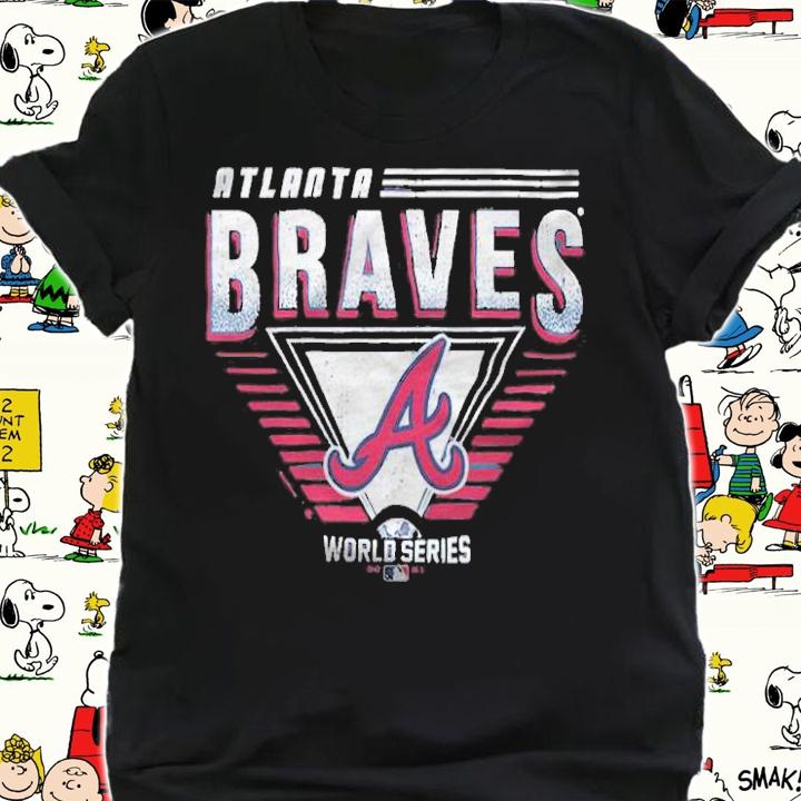 Atlanta Braves Majestic Threads Women's 2021 World Series Bound Amusing Night Tri-Blend Pullover Shirt t-shirt shirt