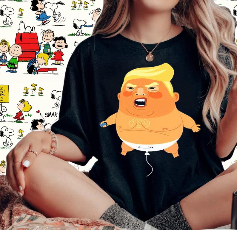 Baby Trump Balloon Funny T-Shirt t-shirt