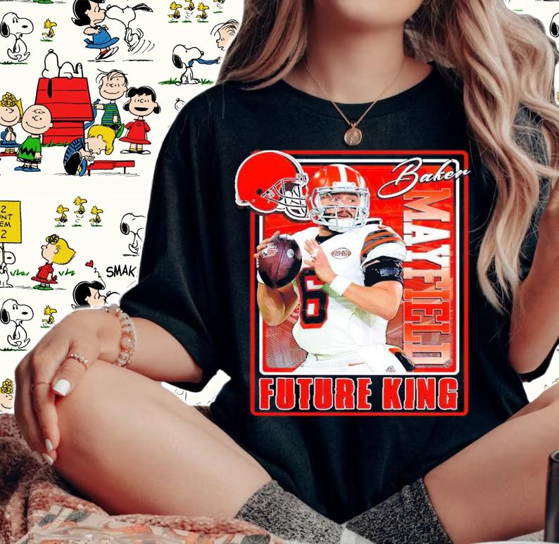 Baker Mayfield NFL Cleveland Browns Graphic Shirt t-shirt woman shirt