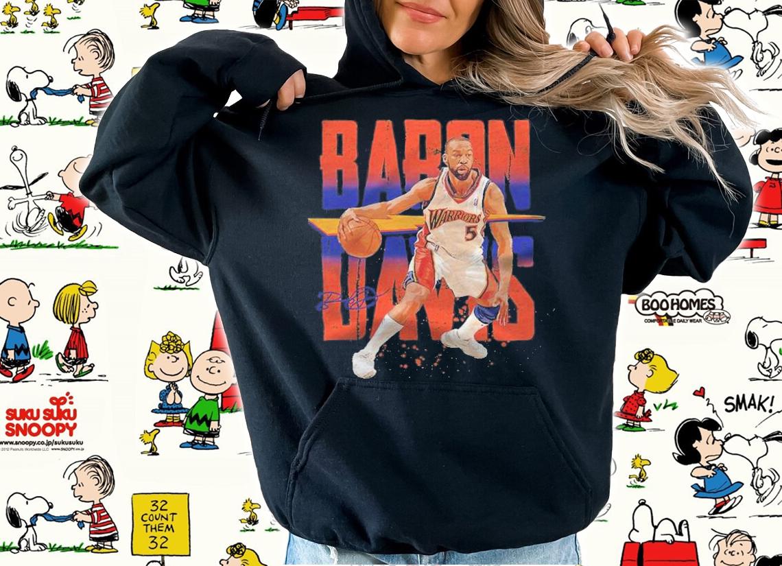 Baron Davis Golden State Warriorssignature shirt t-shirt hoodie