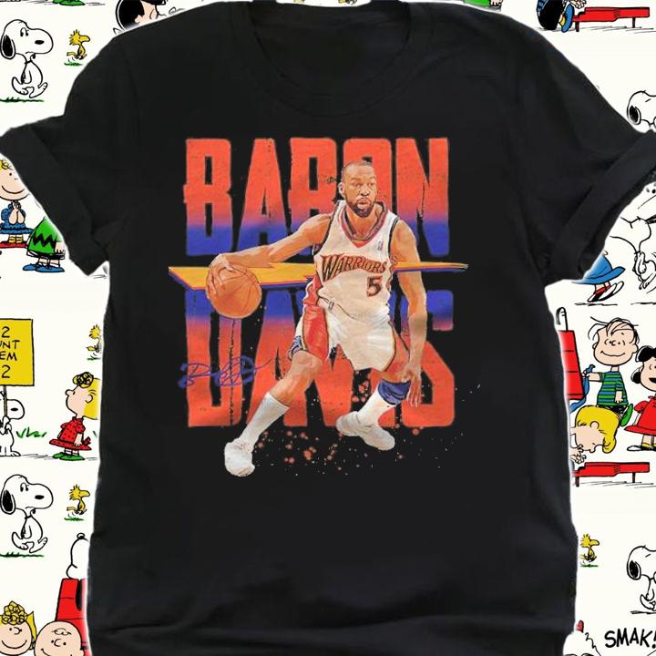 Baron Davis Golden State Warriorssignature shirt t-shirt shirt