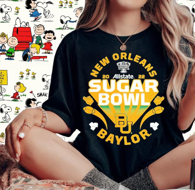 Baylor Bears Green 2022 Sugar Bowl Bound Whistle Shirt t-shirt