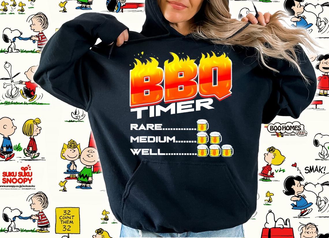 BBQ Timer Barbecue Lover Gift for Grill Chef Barbecue Party T-Shirt t-shirt