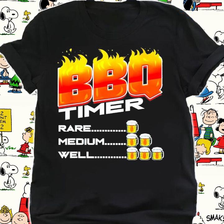 BBQ Timer Barbecue Lover Gift for Grill Chef Barbecue Party T-Shirt t-shirt