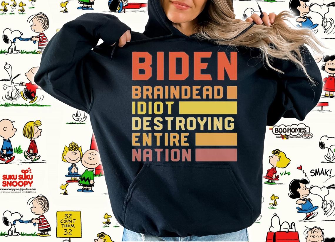 Biden Braindead Idiot T-Shirt t-shirt