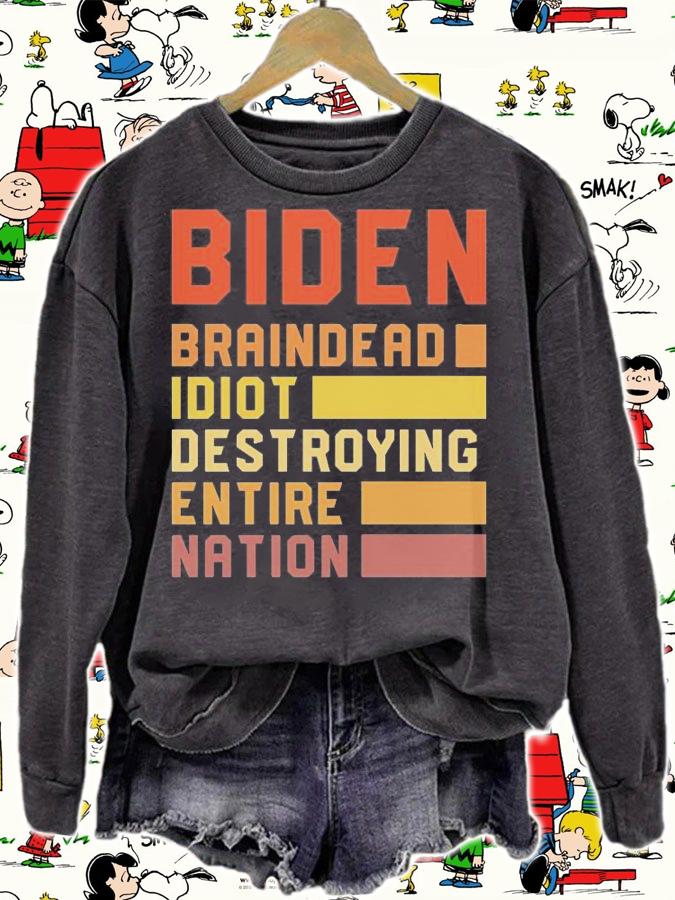 Biden Braindead Idiot T-Shirt t-shirt