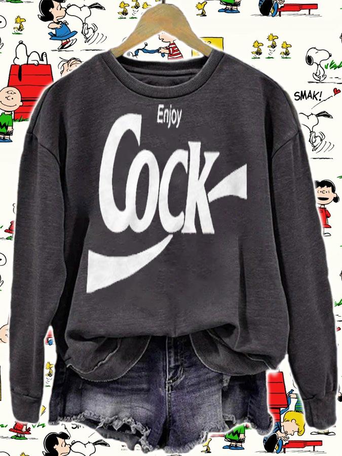 Bjork Enjoy Cock Coca Cola logo parody T-shirt t-shirt