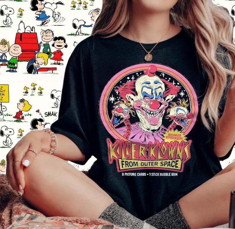 Bonus Sticker Killer Klowns from outer space shirt t-shirt