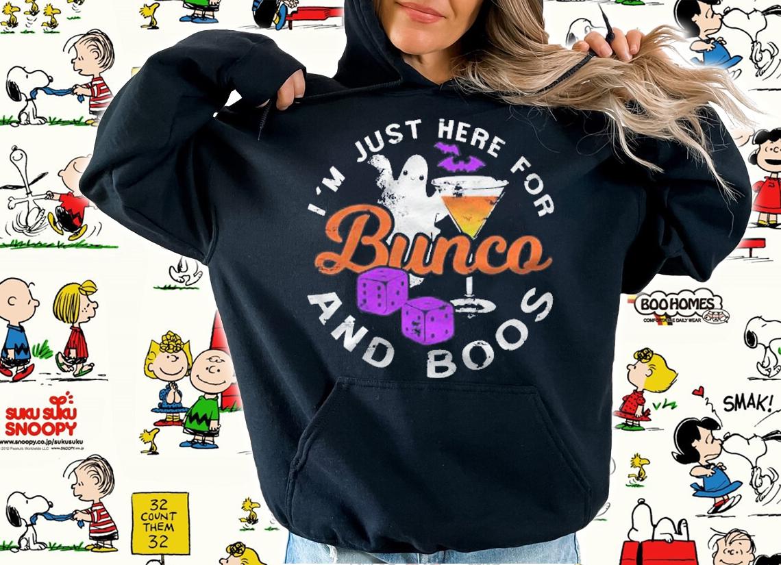 Bunco Halloween Funny Bunco And Boos Cute Drawing T-shirt t-shirt