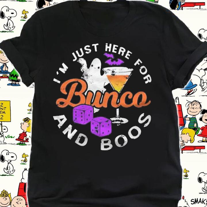 Bunco Halloween Funny Bunco And Boos Cute Drawing T-shirt t-shirt