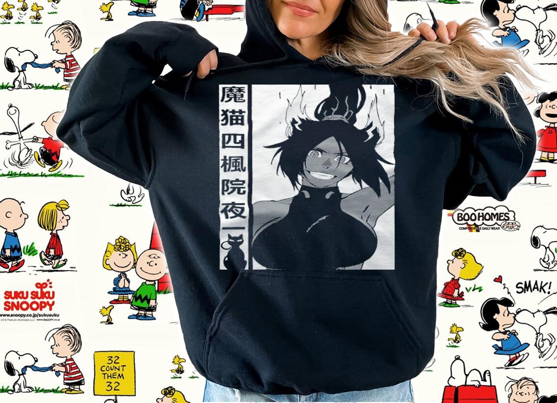 Bleach Yoruichi Shihouin fight T-shirt t-shirt