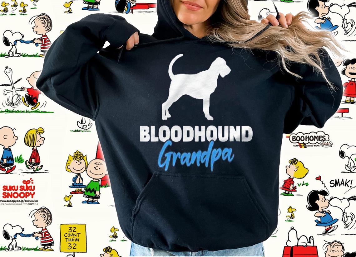 Bloodhound Grandpa Dog Lover shirt t-shirt hoodie