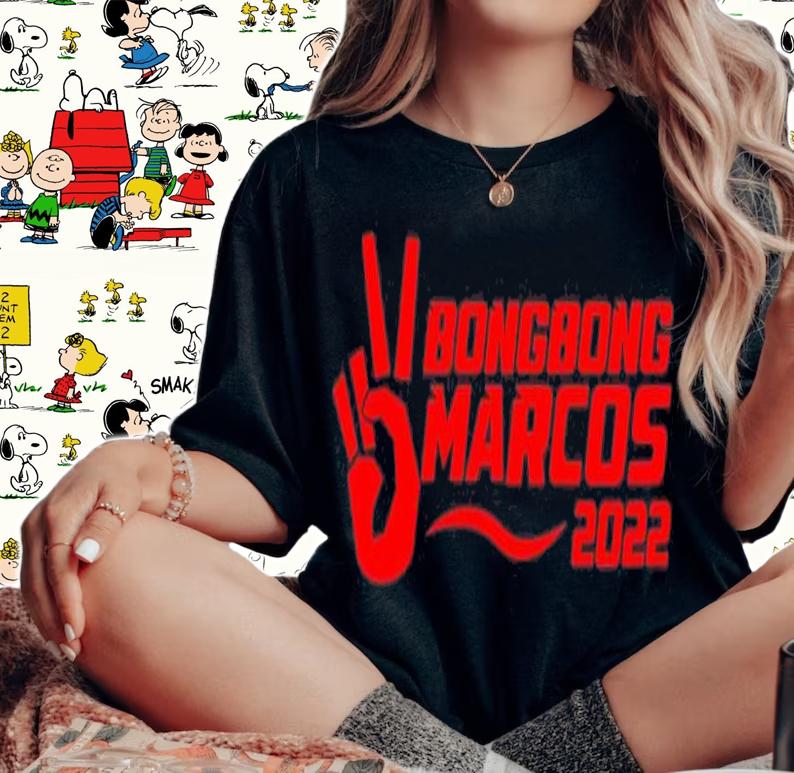 Bong Bong Marcos BBM President Peace Red 2022 Pull T-Shirt t-shirt