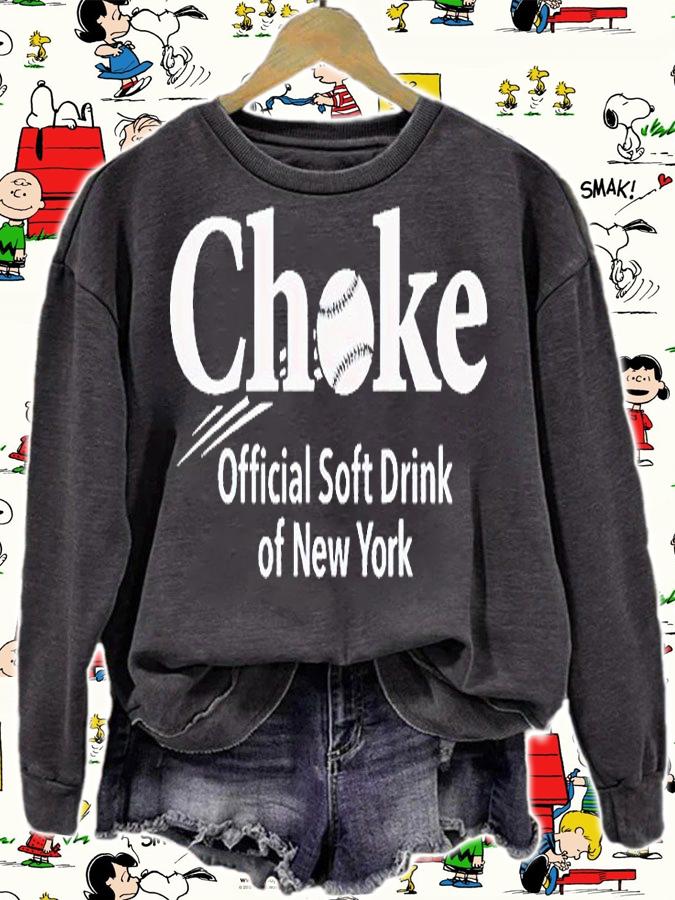 Choke official soft drink of New York T-shirt t-shirt sweatshirt