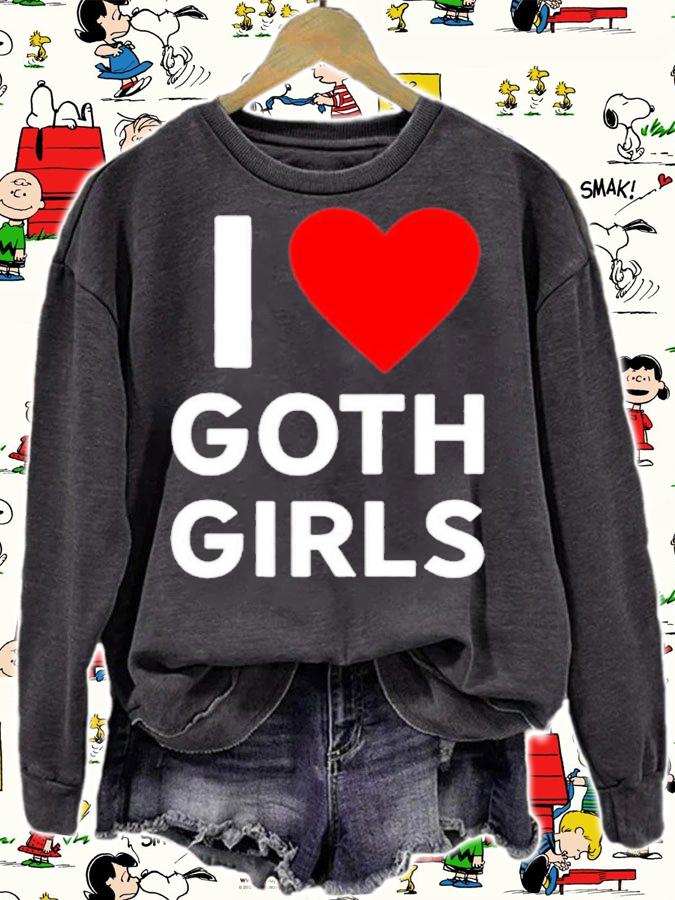 I Love Goth Girls Shirt t-shirt