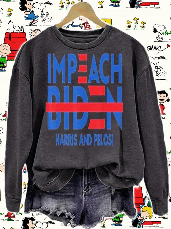 Impeach Biden Harris And Pelosi Anti Biden T-Shirt t-shirt