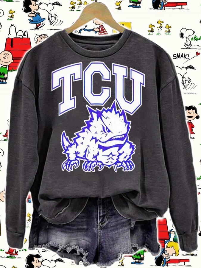 TCU Horned Frogs logo T-shirt t-shirt sweatshirt
