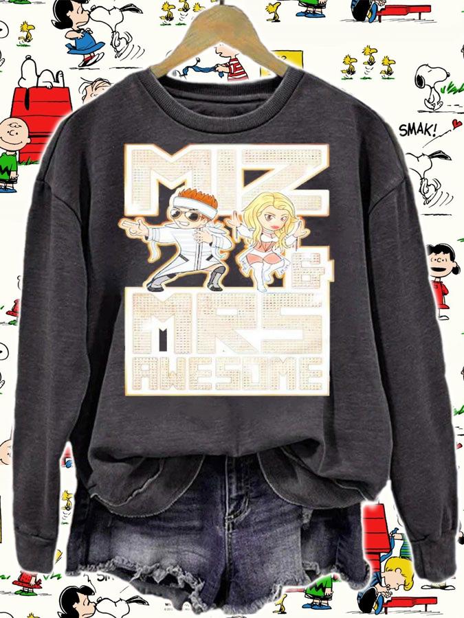 The Miz And Maryse Miz And Mrs. Awesome Shirt t-shirt sweatshirt