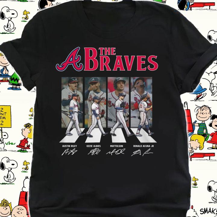 Atlanta Braves The Braves Abbey Road The Beatles Signatures t-shirt