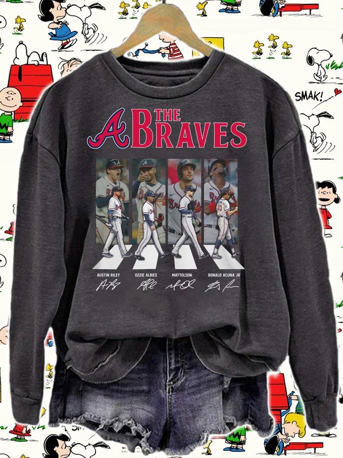 Atlanta Braves The Braves Abbey Road The Beatles Signatures t-shirt