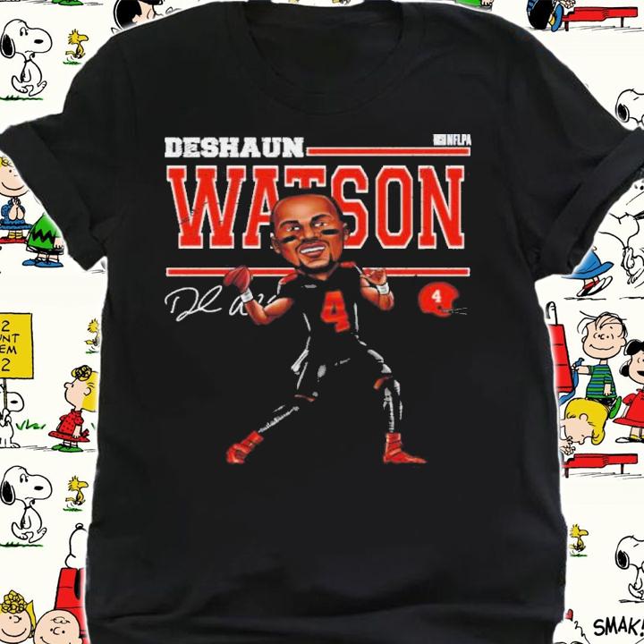 Deshaun Watson Cleveland Cartoon Football Signatures Shirt t-shirt shirt