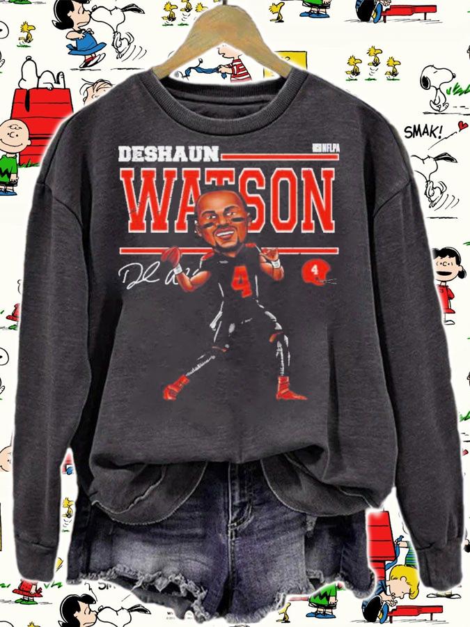 Deshaun Watson Cleveland Cartoon Football Signatures Shirt t-shirt sweatshirt