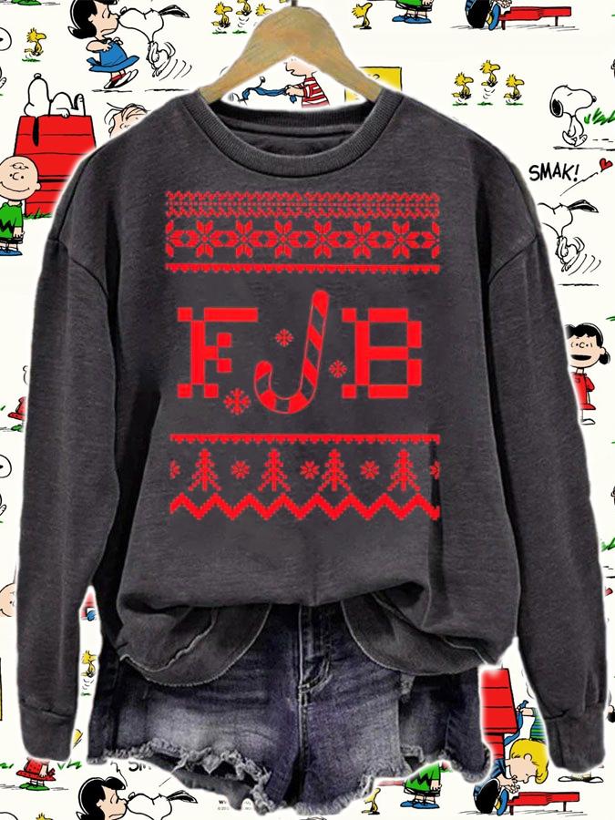 FJB Candy Let's Go Brandon Ugly Christmas Shirt t-shirt sweatshirt
