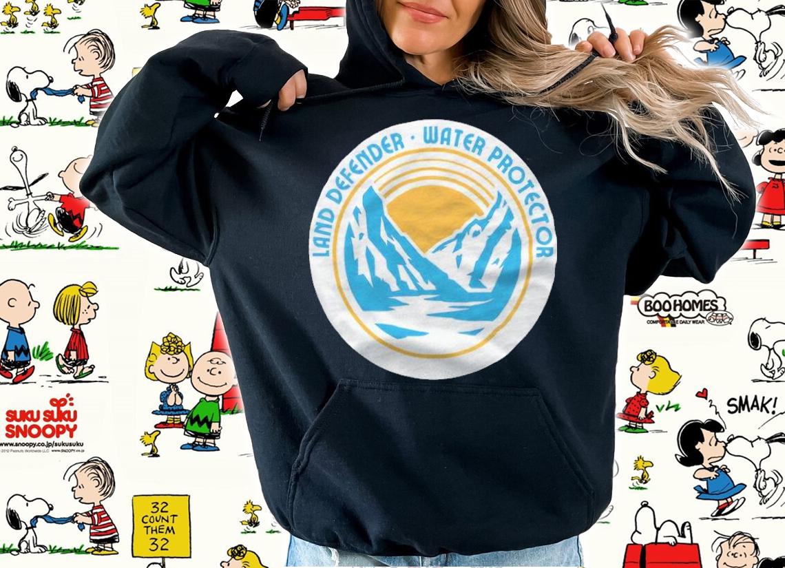 Land defender water protector logo T-shirt t-shirt