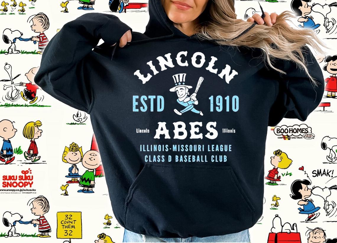 Lincoln Abes Illinois Vintage Minor League Baseball T-Shirt t-shirt