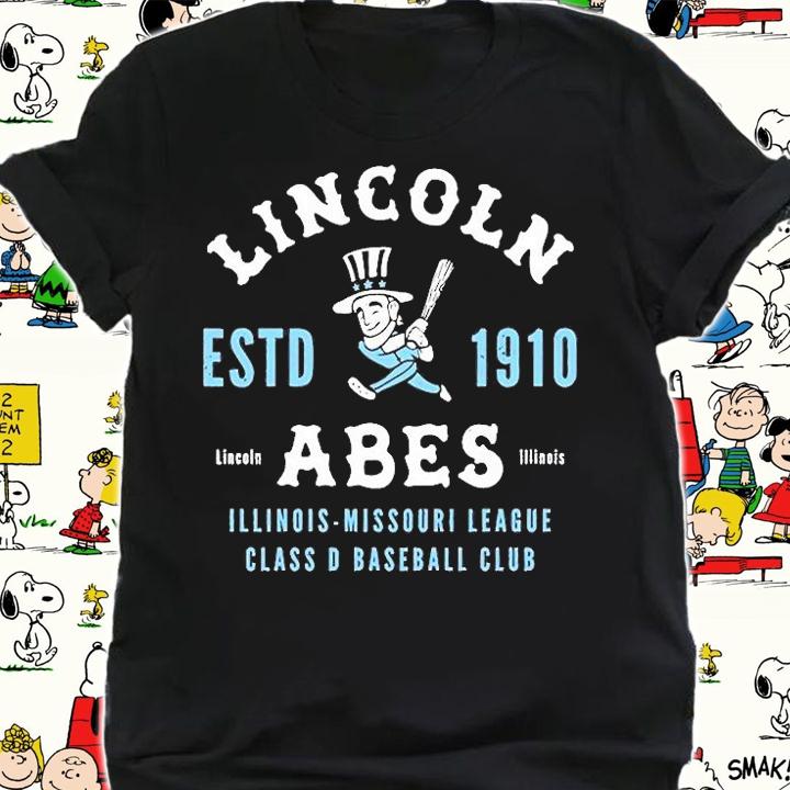 Lincoln Abes Illinois Vintage Minor League Baseball T-Shirt t-shirt