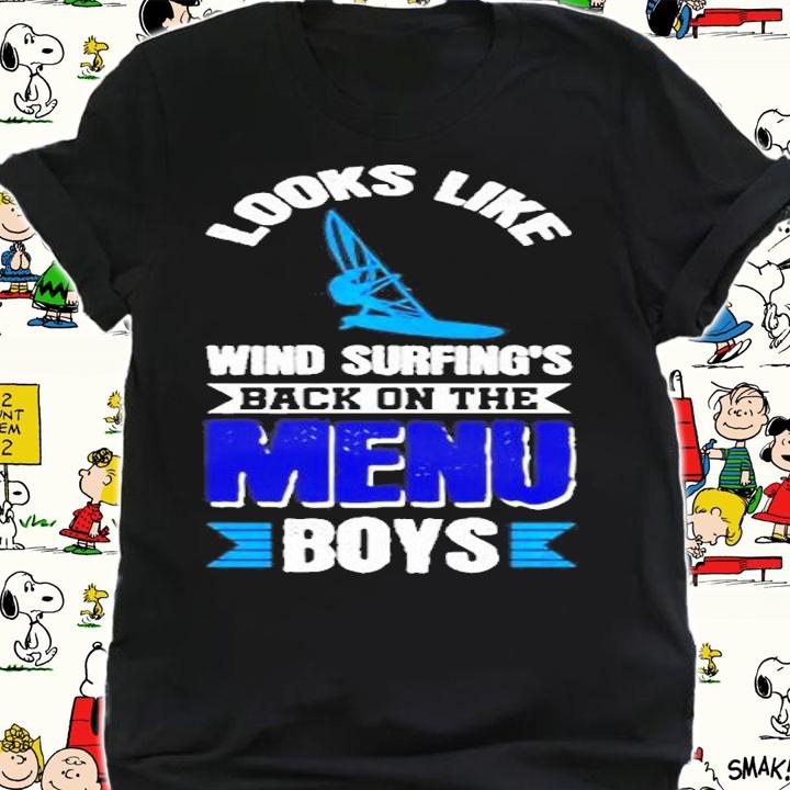 Looks Like Wind Surfings Back On The Menu Boys T-Shirt t-shirt