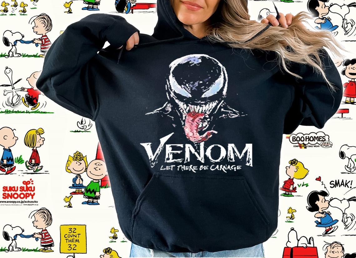 Marvel Venom Let There Be Carnage Spiderman Movie Water Color Art T-Shirt t-shirt