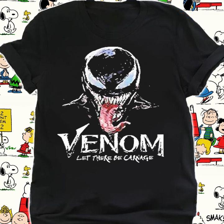 Marvel Venom Let There Be Carnage Spiderman Movie Water Color Art T-Shirt t-shirt