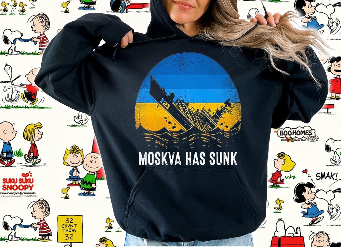 Moskva Has Sunk I Stand With Ukraine T-Shirt t-shirt
