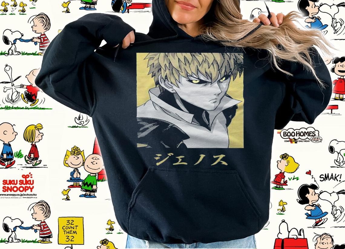One-Punch Man Genos portrait T-shirt t-shirt