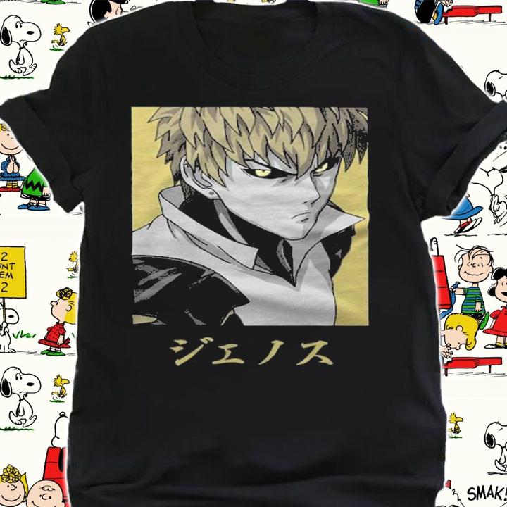 One-Punch Man Genos portrait T-shirt t-shirt