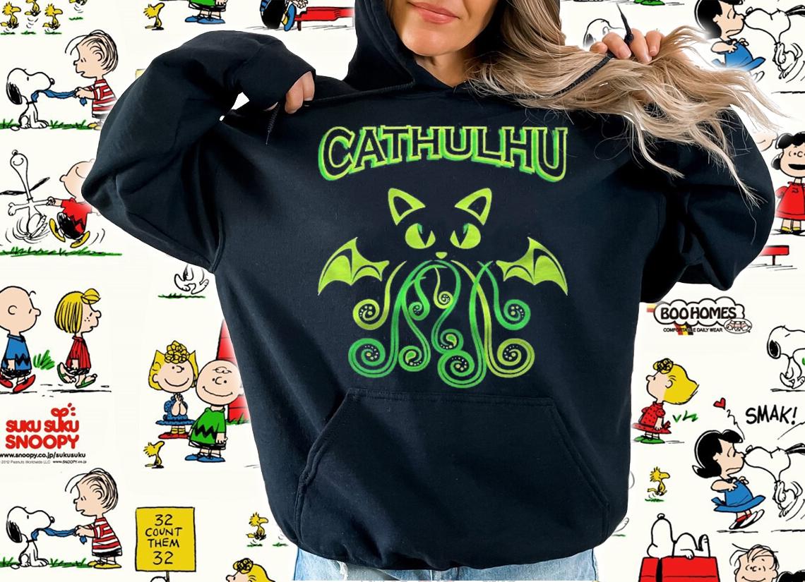 Praise Cathulhu Kitten Evil Demon Cat Kraken Monster Octopus Shirt t-shirt hoodie