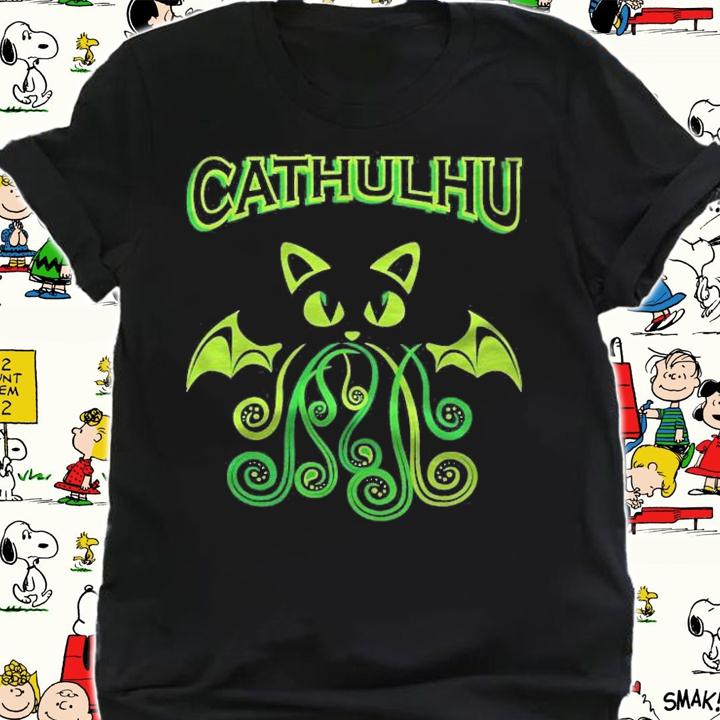 Praise Cathulhu Kitten Evil Demon Cat Kraken Monster Octopus Shirt t-shirt shirt