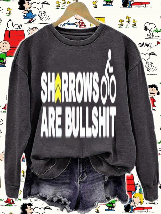 Sharrows Are Bullshit Shirt t-shirt