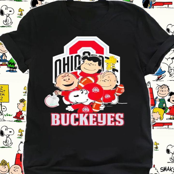 Snoopy And Charlie Brown Ohio State Buckeyes Shirt t-shirt