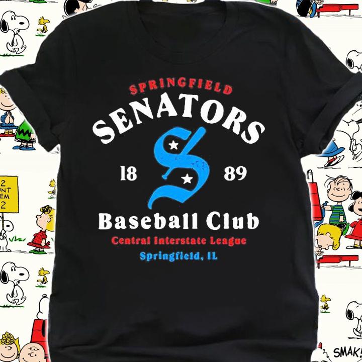 Springfield Senators Illinois Vintage Minor League Baseball T-Shirt t-shirt shirt