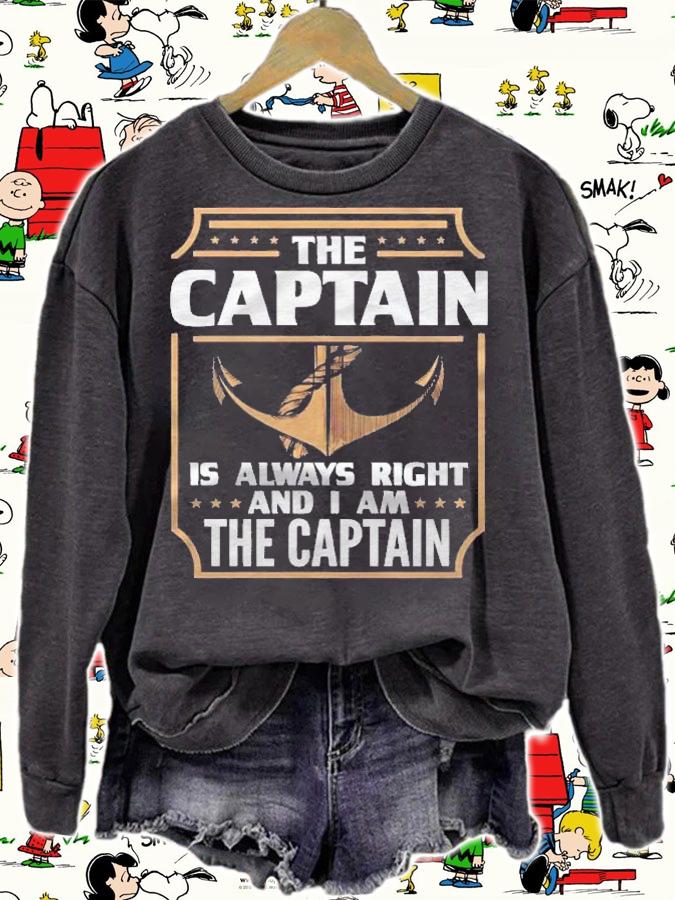 The Captain Is Always Right For Boat Owners Shirt t-shirt