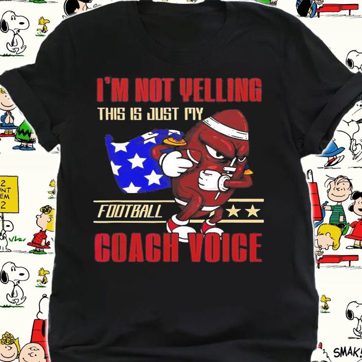 This Just My Football Coach Voice Sport Football T-Shirt t-shirt shirt