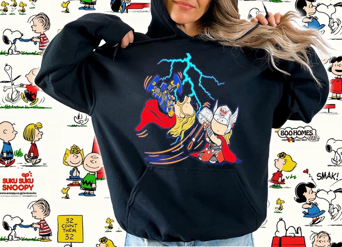 Thor Love and Peanuts Shirt t-shirt hoodie