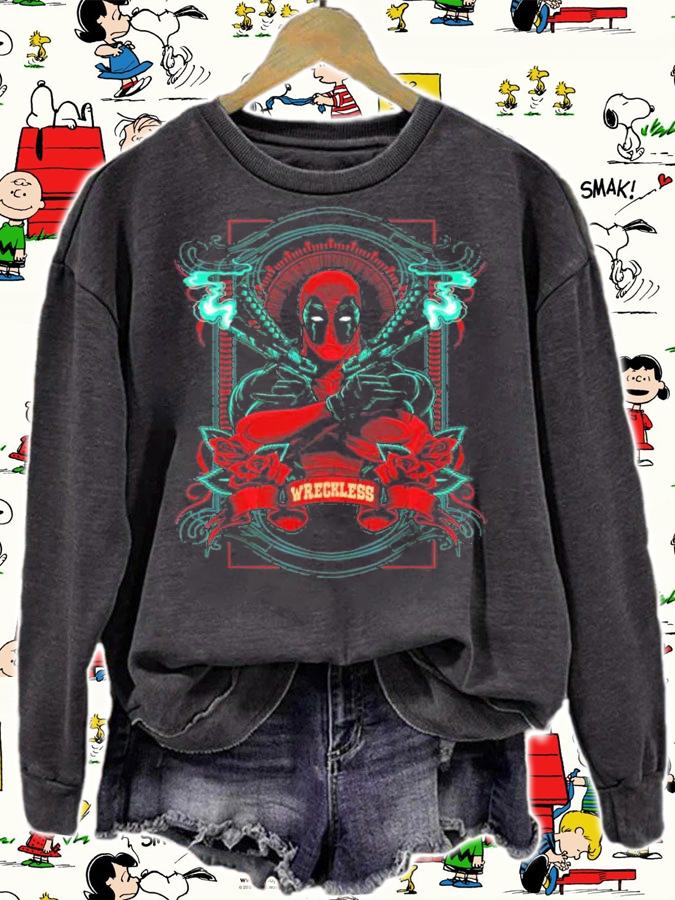 Marvel Deadpool Wreckless Portrait Shirt t-shirt