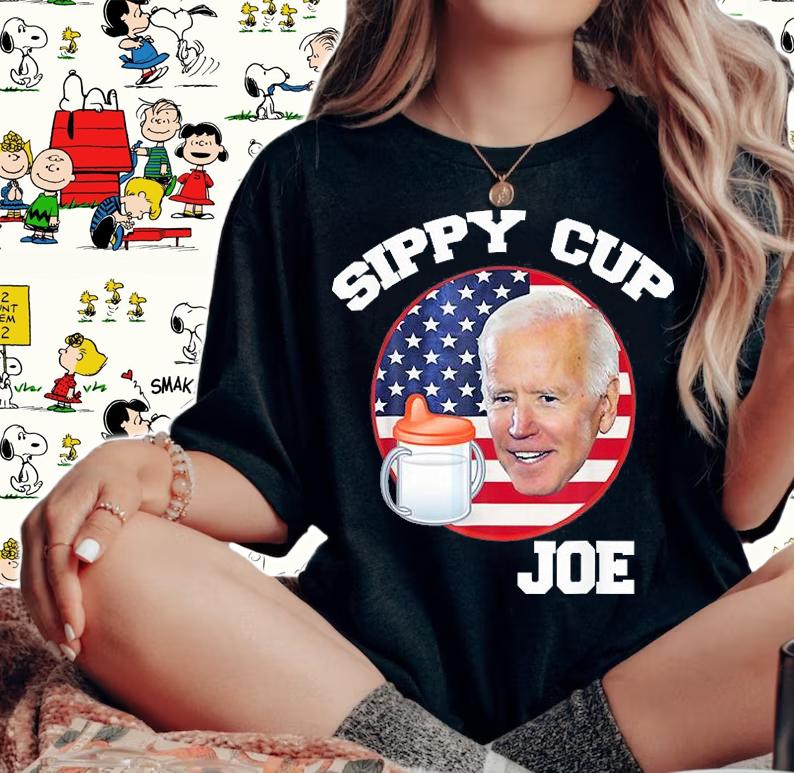 Sippy Cup Joe Biden Funny Political T-Shirt t-shirt