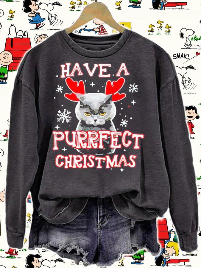 Cat Have A Purrfect Christmas Shirt t-shirt