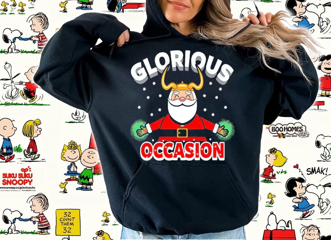 Glorious Occasion Santa Christmas Shirt t-shirt
